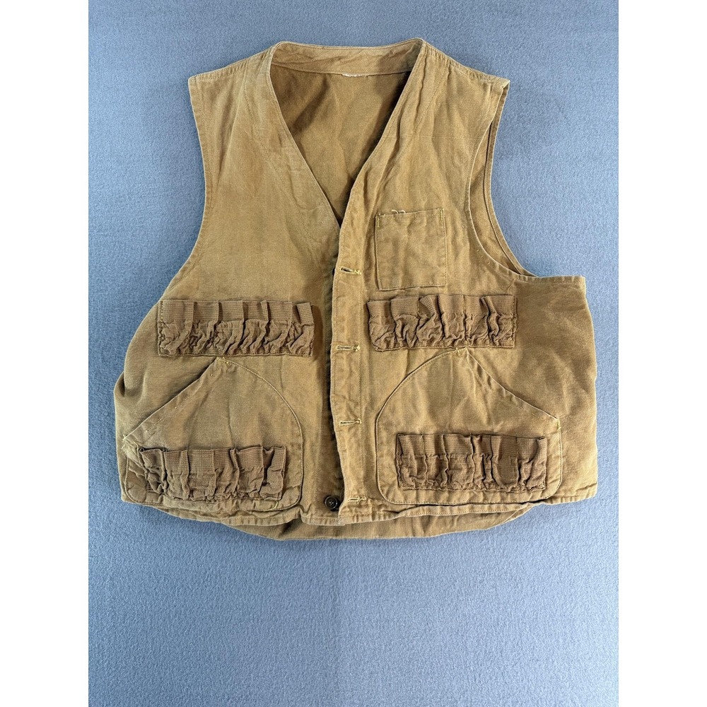 RedHead Fishimg Vest Mens XL Brown Hunting Shooting Pockets Outdoor Workwear